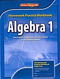 Algebra 1, Homework Practice Workbook (Paperback, 2)