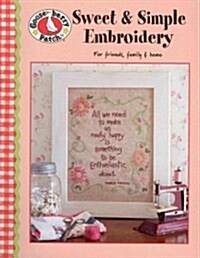 Gooseberry Patch Sweet & Simple Embroidery (Paperback)