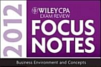 Wiley CPA Exam Review Focus Notes (Paperback, Spiral)