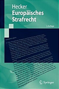 Europaisches Strafrecht (Paperback, 3rd)