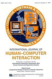 International Journal of Human-Computer Interaction (Paperback)