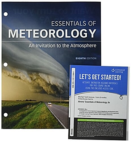 Bundle: Essentials of Meteorology, Loose-Leaf Version, 8th + Mindtap Earth Science, 1 Term (6 Months) Printed Access Card (Other, 8)
