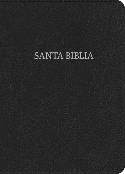 Rvr 1960 Biblia Letra Gigante Negro, Piel Fabricada Con ?dice (Bonded Leather, Spanish Languag)