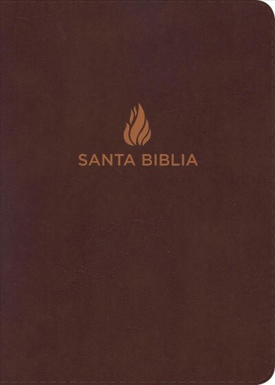 Rvr 1960 Biblia Compacta Letra Grande, Marr? Piel Fabricada (Bonded Leather)