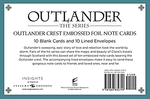 Outlander Crest: Foil Note Cards (Set of 10) (Other)