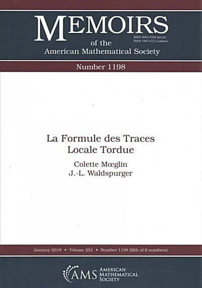 La Formule Des Traces Locale Tordue (Paperback)