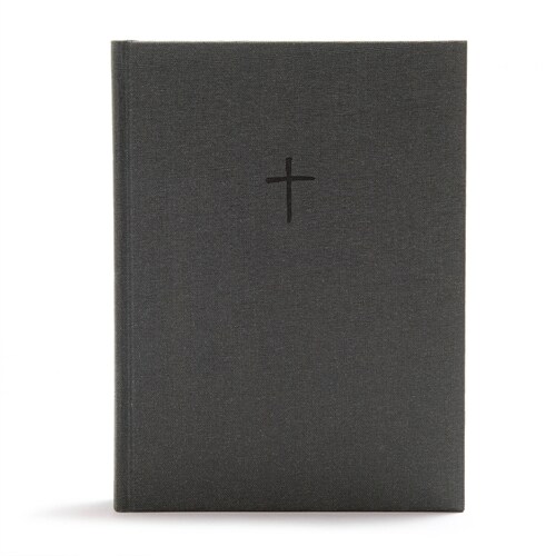 CSB Apologetics Study Bible, Charcoal Cloth Over Board, Indexed: Black Letter, Defend Your Faith, Study Notes and Commentary, Ribbon Marker, Sewn Bind (Hardcover)