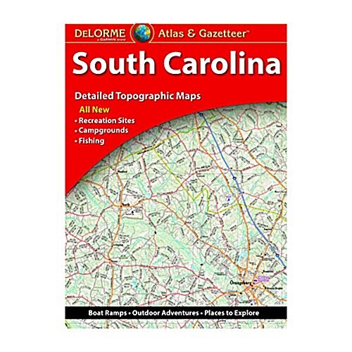Delorme Atlas & Gazetteer: South Carolina (Paperback, 5)