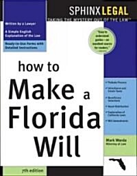 How to Make a Florida Will, 7e (7th, Paperback)