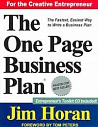 The One Page Business Plan: Start with a Vision, Build a Company! [With Online Information] (Paperback, 3)