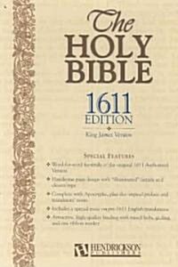 Text Bible-KJV-1611 (Leather, Black Genuine L)