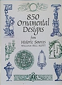 850 Ornamental Designs from Historic Sources (Paperback)