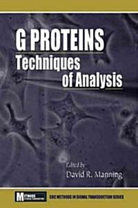 G Proteinstechniques of Analysis (Hardcover)