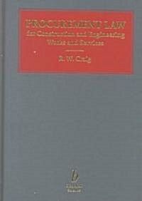 Procurement Law for Construction and Engineering: Works and Services (Hardcover)