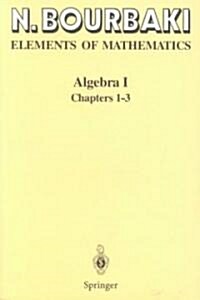 Algebra I: Chapters 1-3 (Paperback, 1989. 2nd Print)
