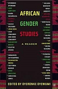 African Gender Studies: A Reader (Paperback)