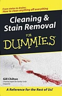 Cleaning & Stain Removal For Dummies (Paperback)