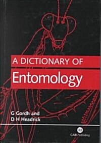 A Dictionary of Entomology (Hardcover)