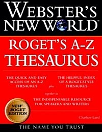 Websters New World Rogets A-Z Thesaurus (Paperback, 4)