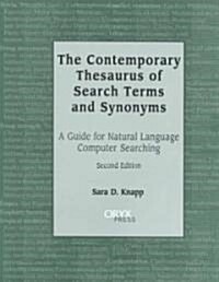 The Contemporary Thesaurus of Search Terms and Synonyms (Paperback, 2)