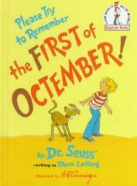 Please Try to Remember the First of Octember! (Hardcover)
