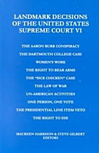 Landmark Decisions of the United States Supreme Court VI (Paperback, 2)
