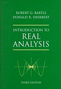 [중고] Introduction to Real Analysis (Hardcover, 3rd, Subsequent)