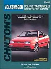 Volkswagen Golf, Jetta, and Cabriolet, 1990-98 (Paperback)