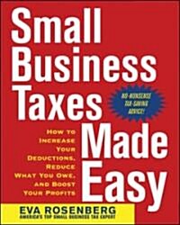 [중고] Small Business Taxes Made Easy (Paperback)