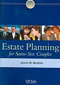 Estate Planning For Same-sex Couples (Paperback, CD-ROM)