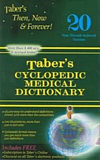 Tabers Cyclopedic Medical Dictionary (Hardcover, 20th, PCK, SLP)