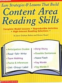 [중고] Easy Strategies and Lessons That Build Content Area Reading Skills (Paperback)