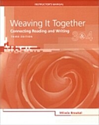 Weaving It Together 3 & 4 : Teachers Manual (Paperback, 3rd Edition)