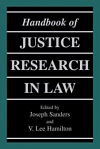 Handbook of Justice Research in Law (Paperback)