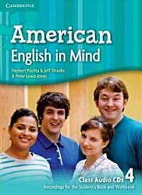American English in Mind Level 4 Class Audio CDs (4) (CD-Audio)