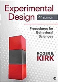 Experimental Design: Procedures for the Behavioral Sciences (Hardcover, 4)