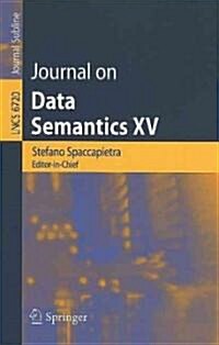 Journal on Data Semantics XV (Paperback)
