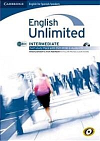 English Unlimited for Spanish Speakers Intermediate Self-Study Pack (Workbook with DVD-ROM and Audio CD) (Hardcover)