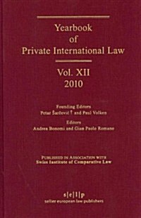 Yearbook of Private International Law: Volume XII (2010) (Hardcover)