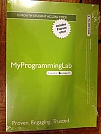 Mylab Programming with Pearson Etext -- Access Card -- For Starting Out with C++: From Control Structures Through Objects (Hardcover, 7, Revised)