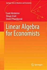 Linear Algebra for Economists (Hardcover)