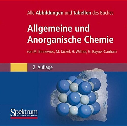 Bild-DVD, Allgemeine Und Anorganische Chemie: Alle Abbildungen Des Buches (Hardcover, 2. Auflage)