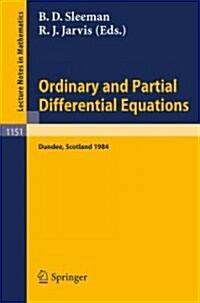 Ordinary and Partial Differential Equations: Proceedings of the Eighth Conference Held at Dundee, Scotland, June 25-29, 1984 (Paperback, 1985)