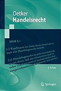 Handelsrecht (Paperback, 6, 6., Uberarb. U.)