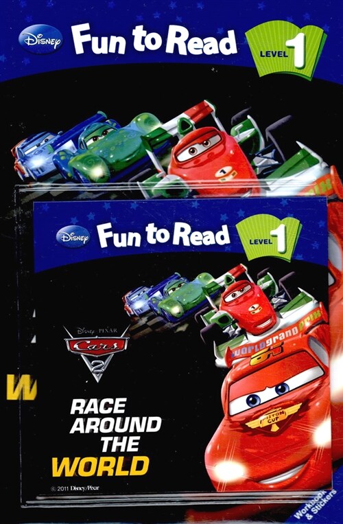 Disney Fun to Read Set 1-21 : Race Around the World (카2) (Paperback + Workbook + Audio CD)