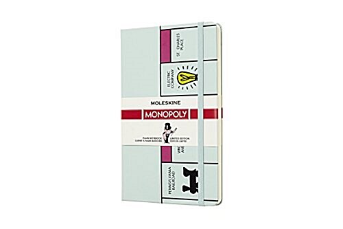 Moleskine Limited Edition Notebook Monopoly Board, Large, Plain, Teal, Hard Cover (5 X 8.25) (Other)