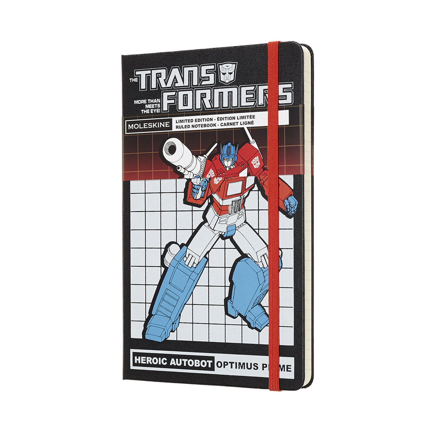 Moleskine Limited Edition Notebook Transformers Large Ruled Optimus Prime, Large, Ruled, Hard Cover (5 X 8.25) (Other)