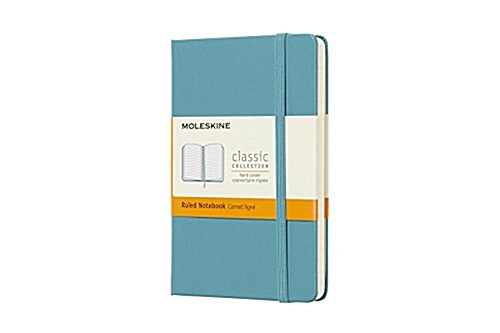 Moleskine Classic Notebook, Pocket, Ruled, Blue Reef, Hard Cover (3.5 X 5.5) (Other)