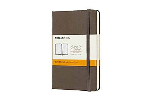 Moleskine Classic Notebook, Pocket, Ruled, Brown Earth, Hard Cover (3.5 5.5) (Other)