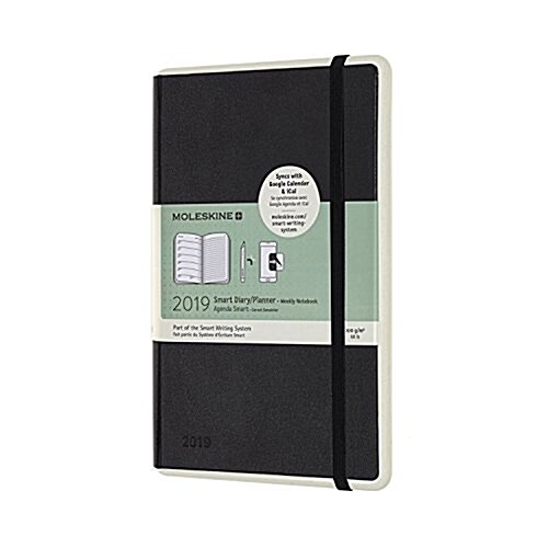 Moleskine 2019 12m Smart Planner Weekly Notebook, Large, Black, Hard Cover (5 X 8.25) (Other)